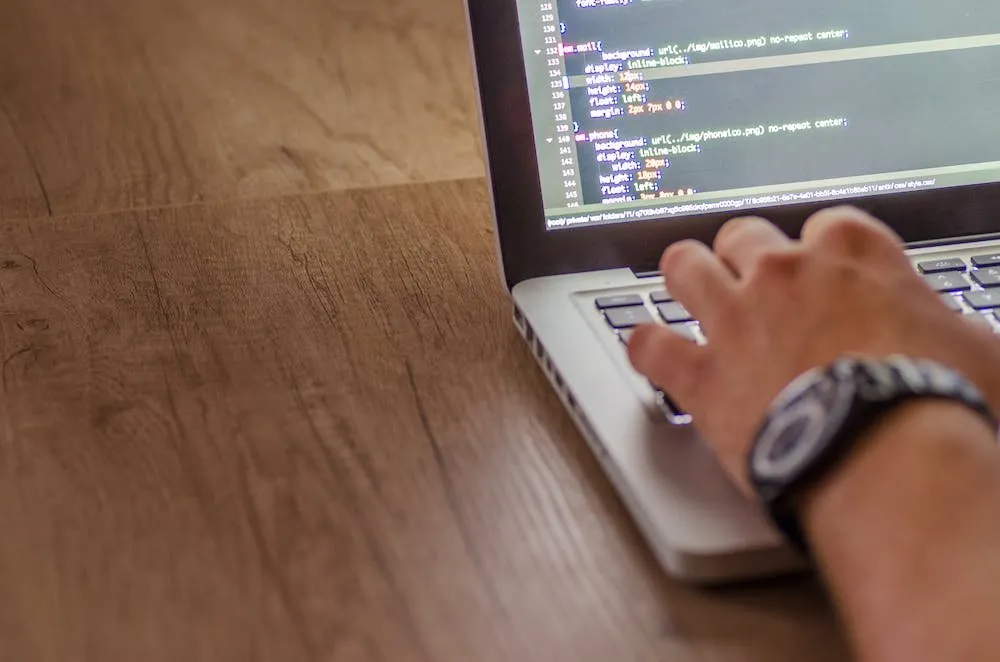 Business owner reviewing consistent listings data
