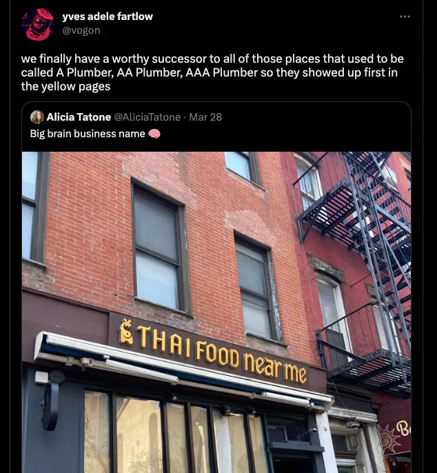 Would You Put “Near Me” In Your Business Name?